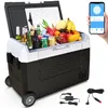 55L Kompressor Kühlbox Dual Zone bis -20℃, 12/24V DC & 230V Produktbild-Vorschau 1