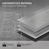 A diagram illustrating the layered construction of a vinyl flooring material, with labels in German and English. Podgląd zdjęcia produktu