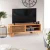 TV Lowboard SEAN 115 cm, Eiche Finish - TV Kommode aus Produktbild-Vorschau 2