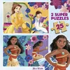 Educa Holzpuzzle Disney Princess Belle und Vaiana 2x25 Produktbild-Vorschau 3