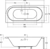 Badewanne Eckbadewanne 150x75 Links mit AcrylSchürze, Produktbild-Vorschau 7