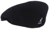 Kangol Flat Cap Schiebermütze 504 aus reiner Wolle in blau