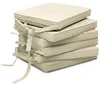 Beautissu 6er Set Loft SK Stuhlkissen Natur, 45x40x5cm Produktbild-Vorschau 1