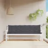 Cuscini per panca da giardino 2 pz. Antracite 200x50x7 cm Anteprima dell’immagine prodotto 9