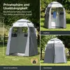 Skandika Camping Duschzelt | großes Umkleidezelt mit 230 cm Produktbild-Vorschau 2