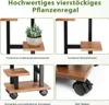 Mulisoft 5-Tier Hölzern Blumenregal Pflanzenregal, Produktbild-Vorschau 5