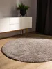 benuta Teppich Wohnzimmer Soho Taupe ø 250 cm rund Produktbild-Vorschau 2