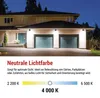 LED-Fluter TAMBO, 30 W, 3000 lm, IP65, schwarz Náhľad obrázku produktu