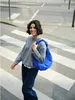 Got Bag Moon Ruffle Monochrome Borsa Blu  Blu Taglia unica Anteprima dell’immagine prodotto 4