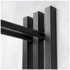 Wandgarderobe SENZA 1 Stahl Schwarz Garderobenhalter Spinder Design Produktbild-Vorschau