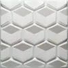 DECCART | 3D-Wandpaneele Honey Weiß | Dekorative Produktbild-Vorschau 1