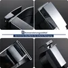 2x Wasserhahn Bad wasserfall Badarmatur Messing Produktbild-Vorschau 9