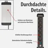 Steckdosenleiste Premium-Duo-Alu-Line 2x4fach 3m Anteprima dell’immagine prodotto 4