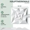 Clanmacy 12pcs 3D Paneele Wandpaneele Polyvinylchlorid PVC Produktbild-Vorschau 2