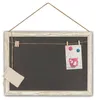 Rechteckige Memotafel 50x40cm Kreide-Tafel Holz Vintage Produktbild-Vorschau 1