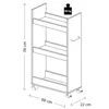 KESPER - Scaffale angolare per cucina, legno effetto Anteprima dell’immagine prodotto 7