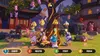 A group of cartoon characters are gathered around a tree with lanterns and decorations, with scores displayed above them. Produktbild-Vorschau