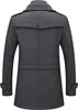 ASKSA Hommes Manteau d'hiver longueur moyenne Manteau de Voir les images du produit 2