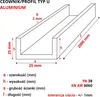 GAL-INDUSTRIAL | Ceownik aluminiowy - 25x25x25x2mm - 200cm Podgląd zdjęcia produktu 2