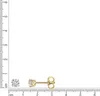 Celesta Gold Ohrstecker 375/- Gold 0,5cm gelb Zirkonia weiß Produktbild-Vorschau 3