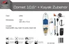 F2 Set Stand Up Paddle Board Comet Weiss 10,6 + Kajak Produktbild-Vorschau 2