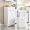 SoBuy BZR21-W Mobile da bagno Cassettone con cesto per la Anteprima dell’immagine prodotto 7
