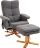HOMCOM Relaxsessel Massagesessel mit Fußhocker Produktbild-Vorschau 1