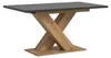 Uittrekbare eettafel, Artisan grijs, met X-poten, 150-190 Productafbeelding-voorbeeld 1