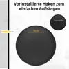 Koonmi 50 cm großer Spiegel Rund Schwarz, Runder Spiegel Produktbild-Vorschau 6