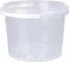 Kunststoffeimer mit Deckel 1,5L | PP | rund | Transparent Produktbild-Vorschau 3