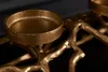 Eleganter Kerzenhalter ABSTRACT 60cm gold für 4 Kerzen Produktbild-Vorschau 5