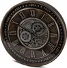 formano XXL Wanduhr mit Beweglichen Zahnrädern braun 59 cm Produktbild-Vorschau 2