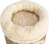 vidaXL Katzenhaus mit m Katzenbett 33 cm Seegras Produktbild-Vorschau 5