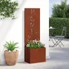vidaXL Telo frangivista da giardino effetto ruggine 50 x Anteprima dell’immagine prodotto 3