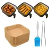 Airfryer Papierformen Set 3-in-1 – 50 Stück Einweg Produktbild-Vorschau 1