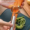 Sparschäler Edelstahl 420J2 2-in-1 Multifunktion Julienne Produktbild-Vorschau 4