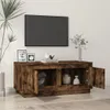 vidaXL Couchtisch Räuchereiche 102x50x44 cm Holzwerkstoff Produktbild-Vorschau 3