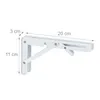 Set di 4 staffe per mensole Relaxdays, staffe pieghevoli, Anteprima dell’immagine prodotto 4