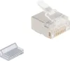 Delock - Netzwerkanschluss - RJ-45 (M) - U/FTP - CAT 6a Voir les images du produit 4
