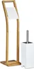 Brosse de toilette avec porte-papier en bambou RD0321 Voir les images du produit 6