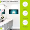 Vadim Georgiev: Magie der Lotus-Blume türkis - Glasbild, Produktbild-Vorschau 2
