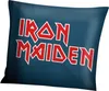 A pillow with the Iron Maiden logo printed on it. Produktbild-Vorschau