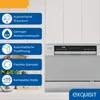 Exquisit Geschirrspüler GSP5206-030D silber | Spülmaschine Produktbild-Vorschau 3