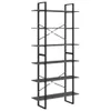 VidaXL 806564, Szary, Metal, Drewno, Drewno sosnowe, 1000 Podgląd zdjęcia produktu 1