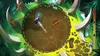 A video game scene with a character in the center, surrounded by enemies and a circular arena. Produktbild-Vorschau