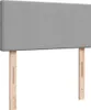 vidaXL Boxspringbett mit Matratze Hellgrau 90x200 cm Stoff Produktbild-Vorschau 7