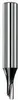 A close-up, studio shot of a metal router bit. Produktbild-Vorschau