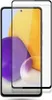 A screen protector is shown on top of a smartphone screen. Produktbild-Vorschau