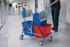 Ablagekorb für Reinigungswagen, verchromt, Metall, 16 cm, Produktbild-Vorschau 2