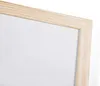 A close-up view of a whiteboard with a wooden frame. Voir les images du produit